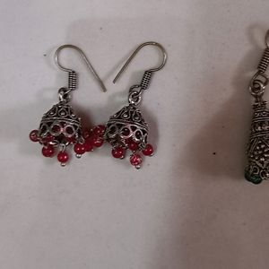 Combo Of 4 Oxidised Earrings.