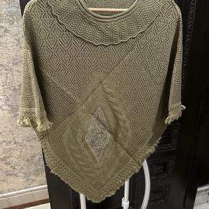 Khaki Color Poncho