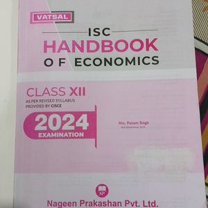 Economics Handbook Class 12th As Per Revise Syllab