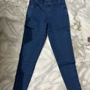 Blue Slim Fit Straight Jeans