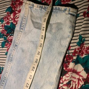 Straight Ripped Design Baggy Jeans