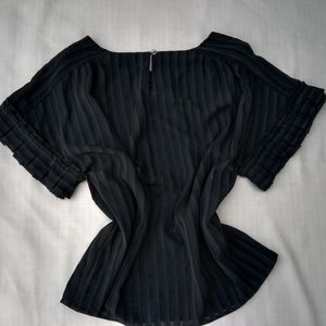 New Korean Black Loose Blouson