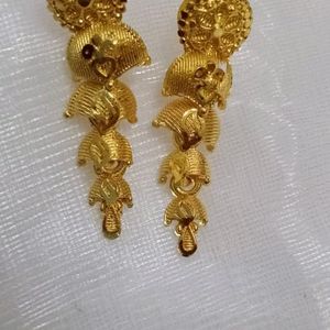 Gold Plated Earring Only 50/-