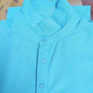 4XL Men Sky Blue New Tshirt