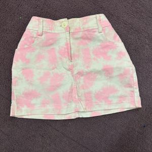 Y2K Skirt Tye Die