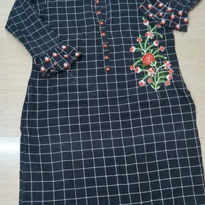 Straight Embroidery Kurti Xxl Size