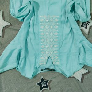 Avaasa Sky  Blue Kurti