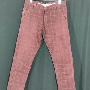 Maroon Casual Pant (Men)