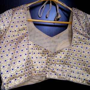 Blue Banarasi Blouse