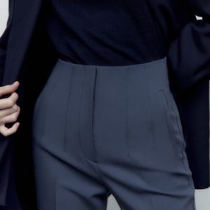 Zara High Waisted Pleated Pants