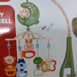 Musical Cot Mobile Crib Bed Bell Hanging