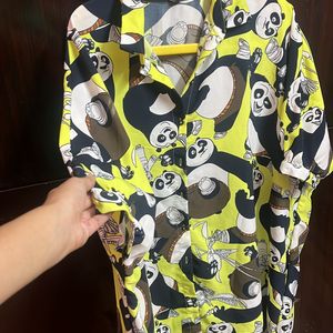 Oversized Panda Tee