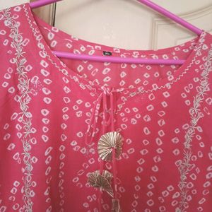 Bandhni Print Kurta Palazzo