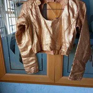 Once Used Golden Blouse