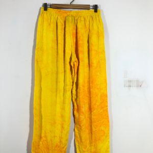 Yellow&Orange Printed Casual Pants(Women’s)