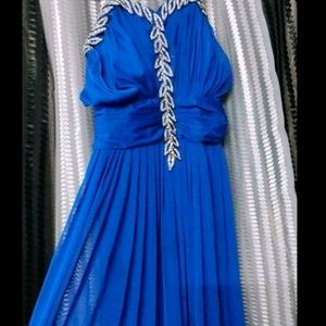 Blue Gown Partywear