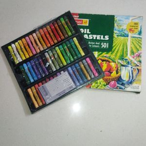 Oil Pastels + Colouring & Scrap Book