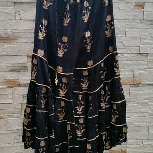 Beautiful Sharara With Golden Print .