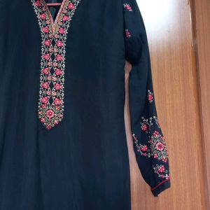 Black Kurta Set