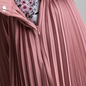 Pink Pleated Skirt