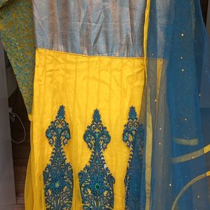 Yellow Anarkali Suit