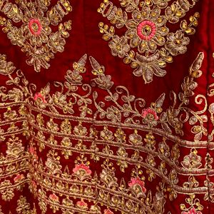 Maroon Bridal Lehenga