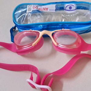 SOLD-Decathlon Nabaiji Girls Swimming Goggles