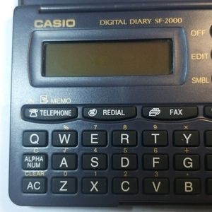 Casio Digital Diary Phone Book Memo Vintage Gadget