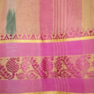 Bengal Tant Saree With Reshmi Border