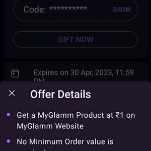 Get A Myglamm Product At 1