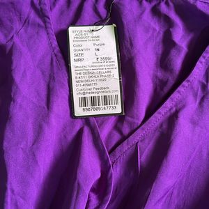 Brand New Antheaa Purple Dress