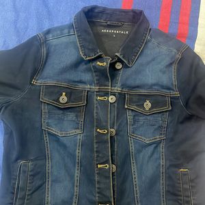 Aeropostale Women Denim Jacket In Good Condition