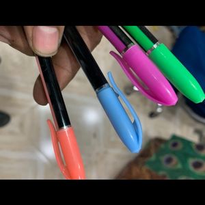 4 Piece neon Pens