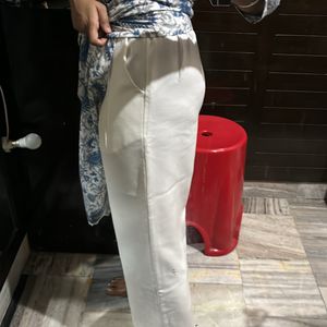 White Formal Trousers