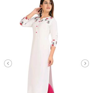 Women Straight Long Kurti