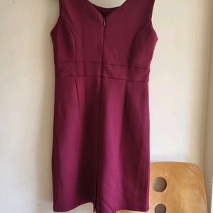 PRICE DROPMaroon Sleeveless Formal Dress