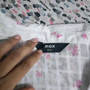 Max Shirt Top With Collar