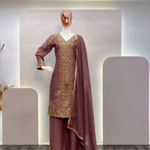 Suit Pent and Dupatta Full Set