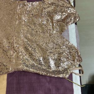 shein full glitter gown