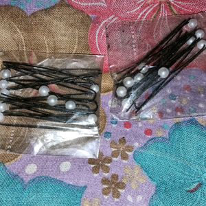 Hair Pins With 2 Rubber Band