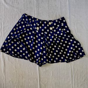 Polka Dots Pleated Skirt