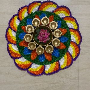 Handmade  And Washable Rangoli Mat