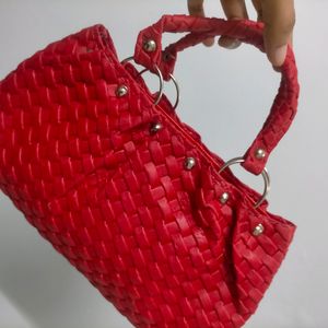 Handbag Stylish For Women In Red Colour