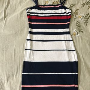 Striped BodyCon Dress (size fits Xs Only)