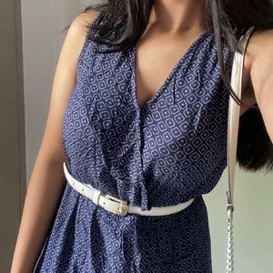 Branded Sleeveless Dress