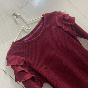 STYLISH MAROON TOP