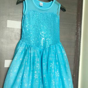 Blue Frozen Frock