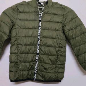 Zip Front Puffer Jacket