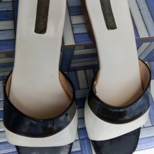 Black & White Sandals