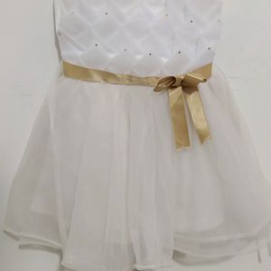 White Net Frock